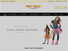 Tablet Screenshot of bugsparty.com